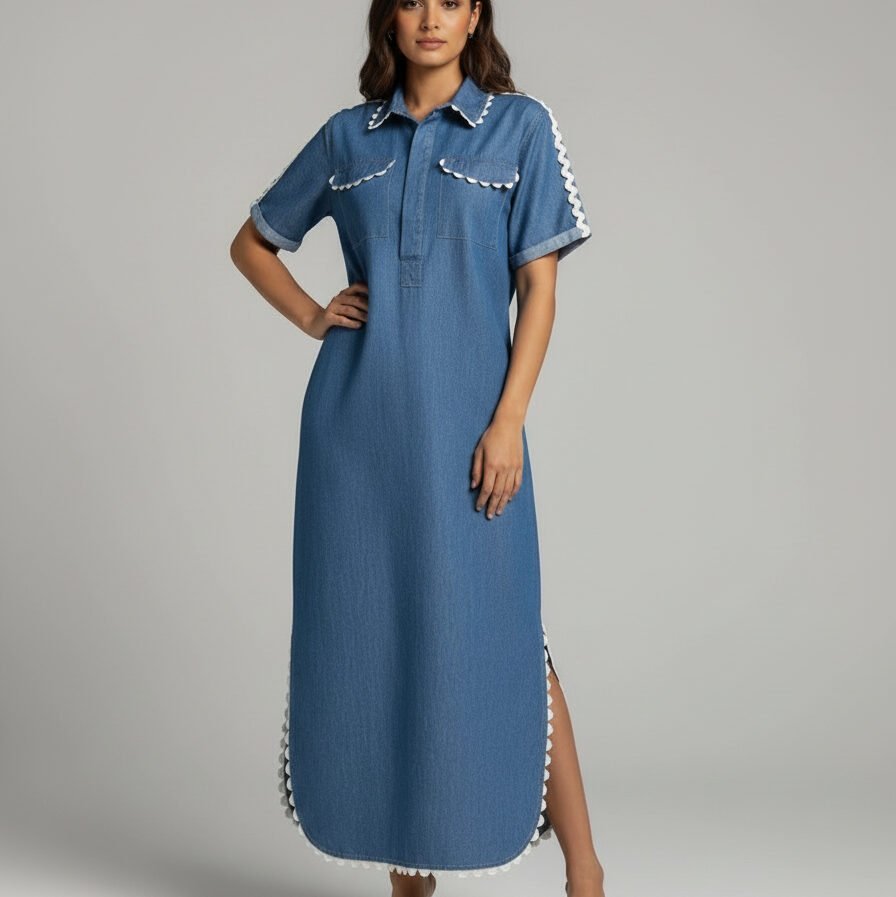 Midi Lounge Dress - Image 4